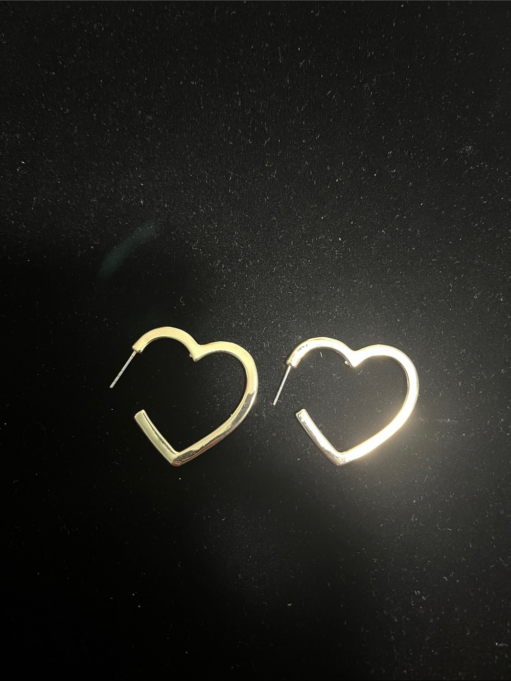 Alfani Heart-shaped Hoop Earrings